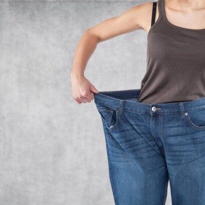 Old pants are too big