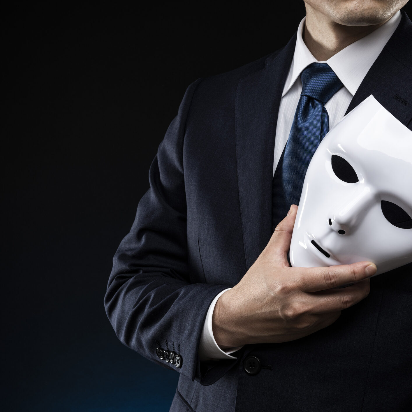 Man in suit and mask Man in suit and mask